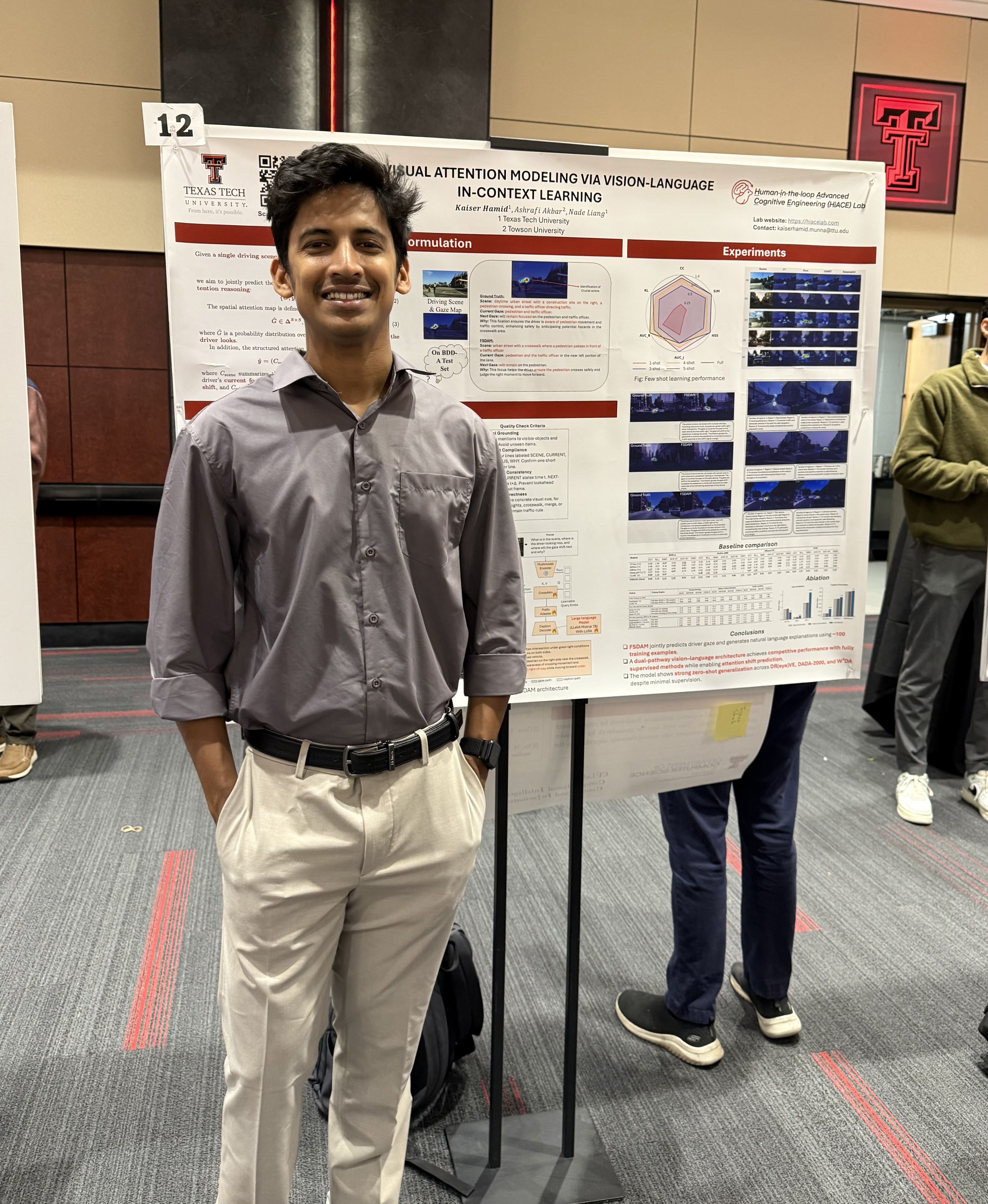 FSDAM poster presentation at Texas Tech University Research Day