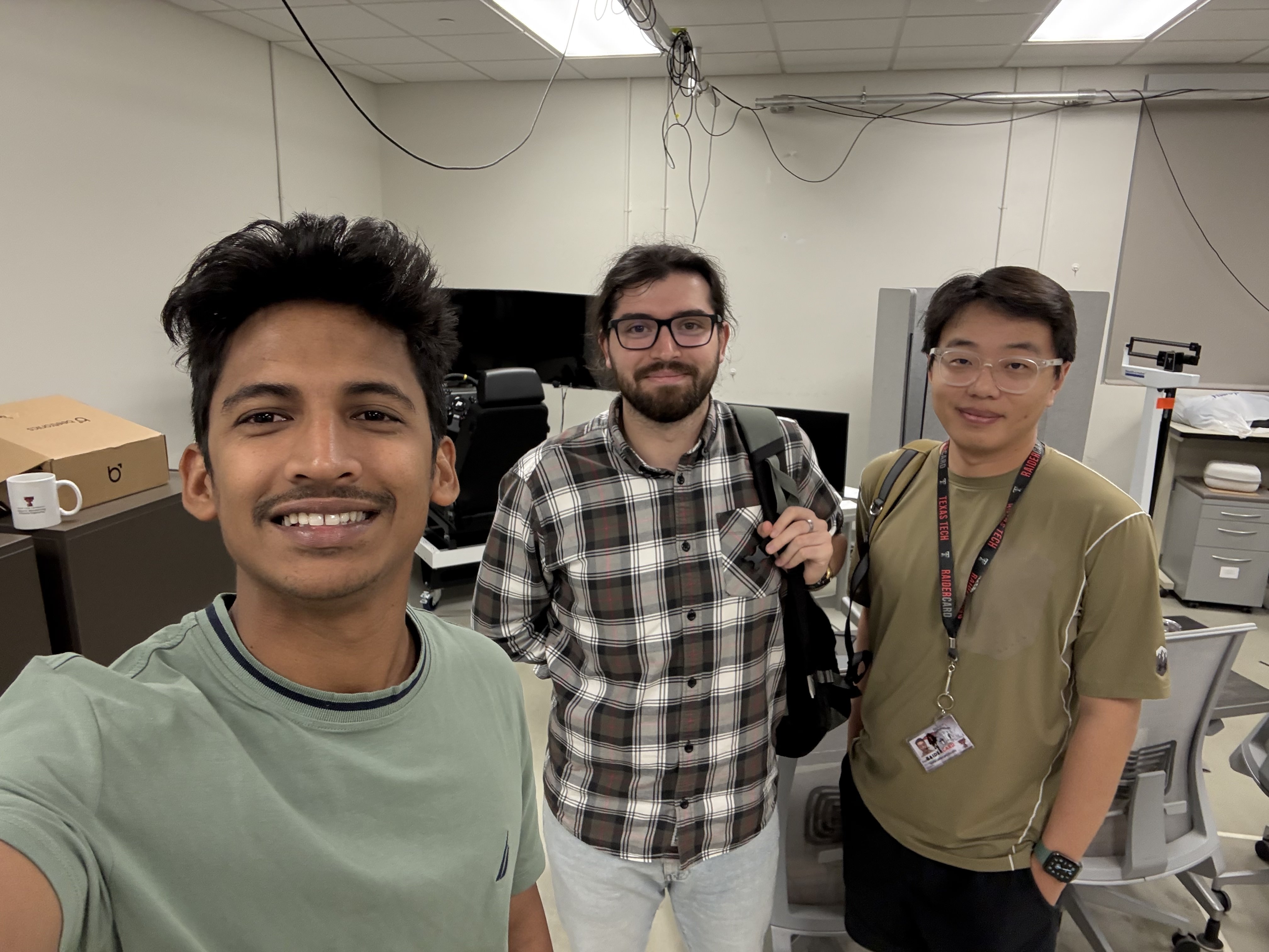 Autonomous driving simulator training in the HiACE Lab